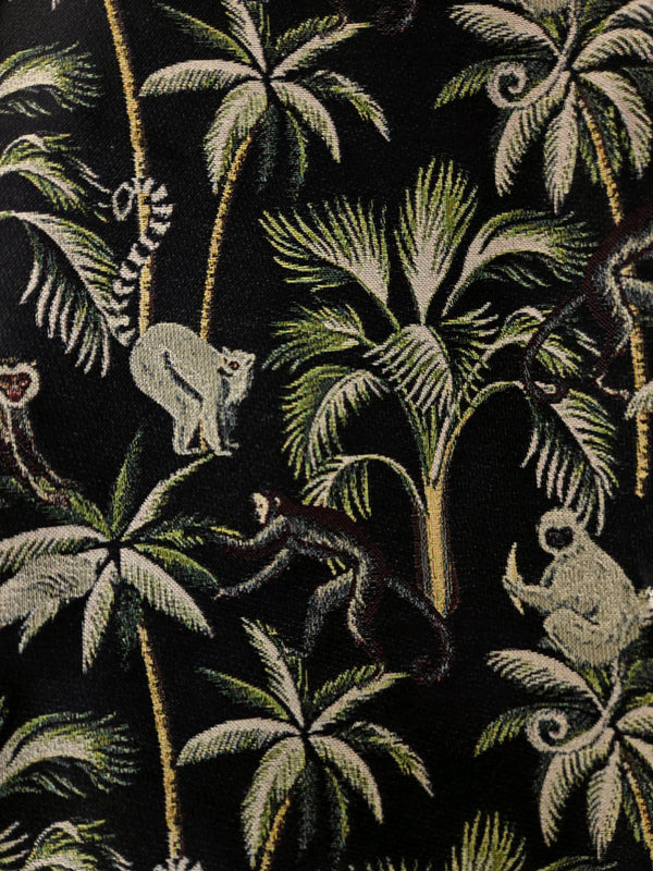 Stoffen aap / zwart/wit/groen - beperkte voorraad