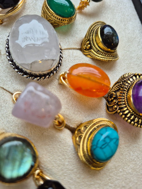 Genuine Gemstone Rings