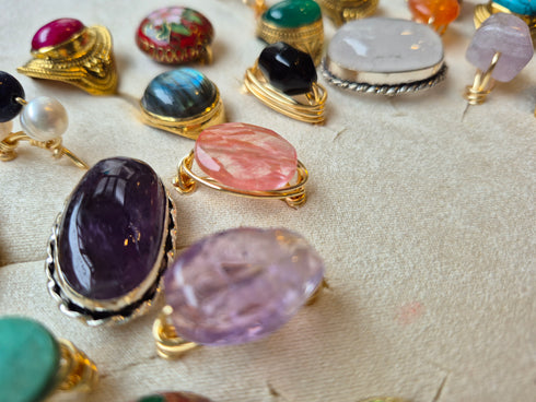 Genuine Gemstone Rings