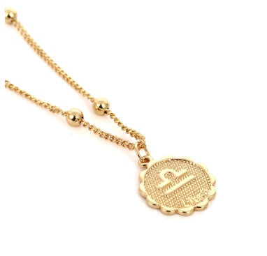 Celestial Zodiac Necklace — 18K Gold & Silver Plated Constellation Pendant