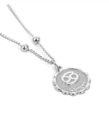 Celestial Zodiac Necklace — 18K Gold & Silver Plated Constellation Pendant