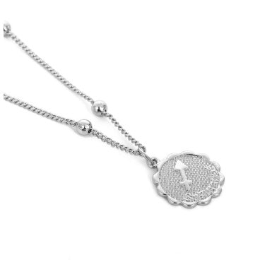 Celestial Zodiac Necklace — 18K Gold & Silver Plated Constellation Pendant