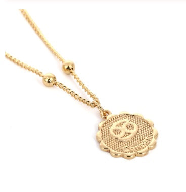 Celestial Zodiac Necklace — 18K Gold & Silver Plated Constellation Pendant