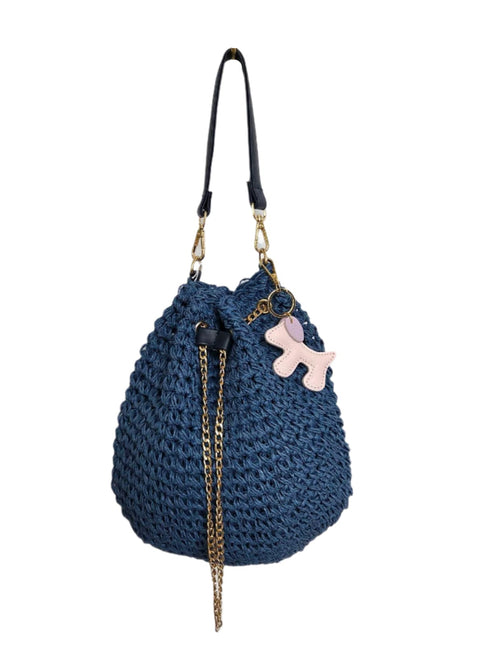 Cali Blue Bucket Bag