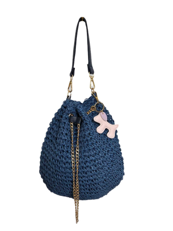 Cali Blue Bucket Bag