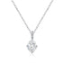 Mint Green Diamond Egg Necklace