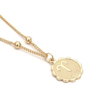 Celestial Zodiac Necklace — 18K Gold & Silver Plated Constellation Pendant
