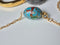 Belize Blue Vintage Charm-ketting