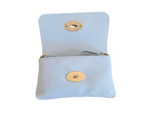 Lilly Leather Purse Azure