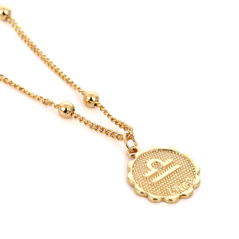 Celestial Zodiac Necklace — 18K Gold & Silver Plated Constellation Pendant