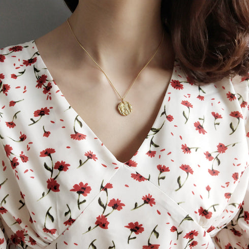 Nova Gold — 18K Gold-Plated Sterling Silver Sculptural Necklace