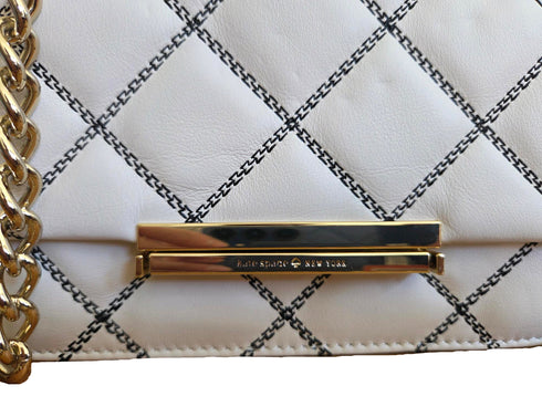 White Leather Kate Spade Reloved