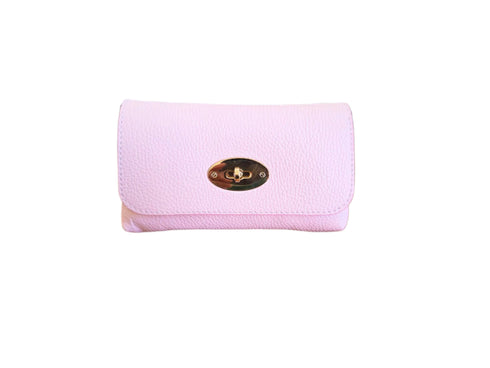 Leather Purse Pink