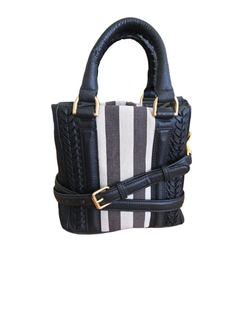 Oroton Black & White Mini Bag Reloved