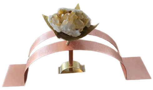 Koperen Messing met Berg Christal