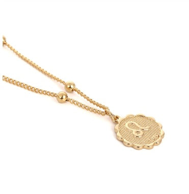 Celestial Zodiac Necklace — 18K Gold & Silver Plated Constellation Pendant