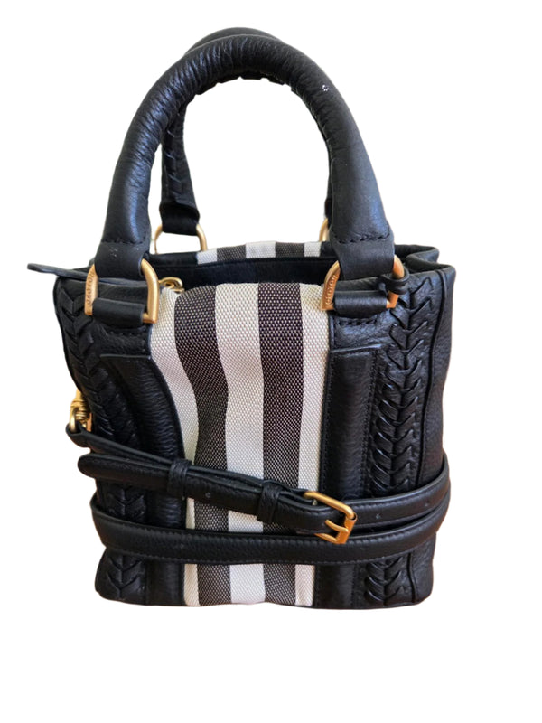 Oroton Black & White Mini Bag Reloved