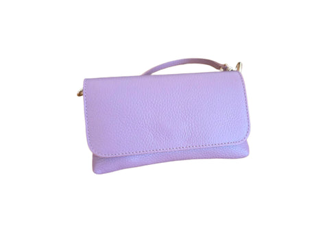 Lola Leather Purse Old Pink