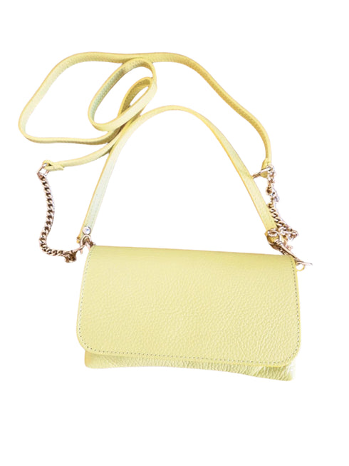 Lola Leather Purse Yellow