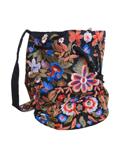 Flower Shopper Handstitched