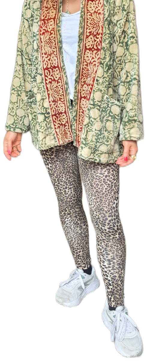 Paisley Garden Velvet Kimono