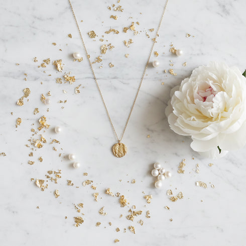 Nova Gold — 18K Gold-Plated Sterling Silver Sculptural Necklace
