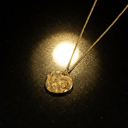 Nova Gold — 18K Gold-Plated Sterling Silver Sculptural Necklace