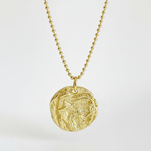 Nova Gold — 18K Gold-Plated Sterling Silver Sculptural Necklace