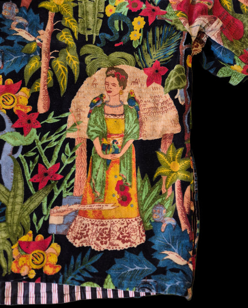 Frida Kalo Velvet Blazer