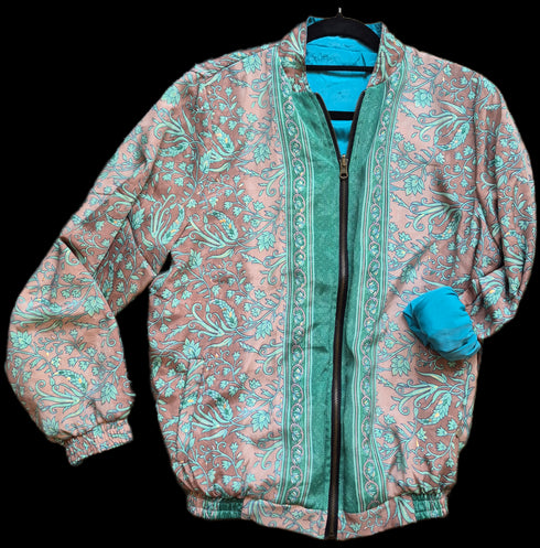 Silk Boho Bomber