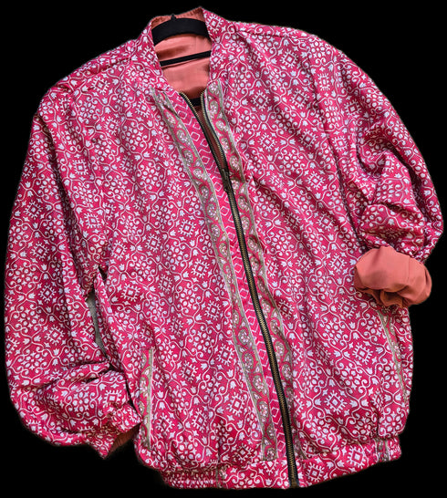 Silk Boho Bomber